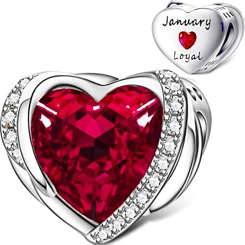 January to December Birthstone Talisman Fit Bead Suitable For Original Bracelet Women's Jewelry