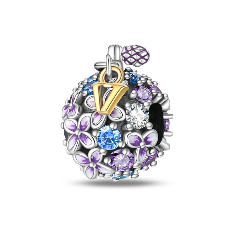 Romantic Pink Crown Perfume Bottle Charms Beads Fit Qikaola Bracelets Fine Jewelry