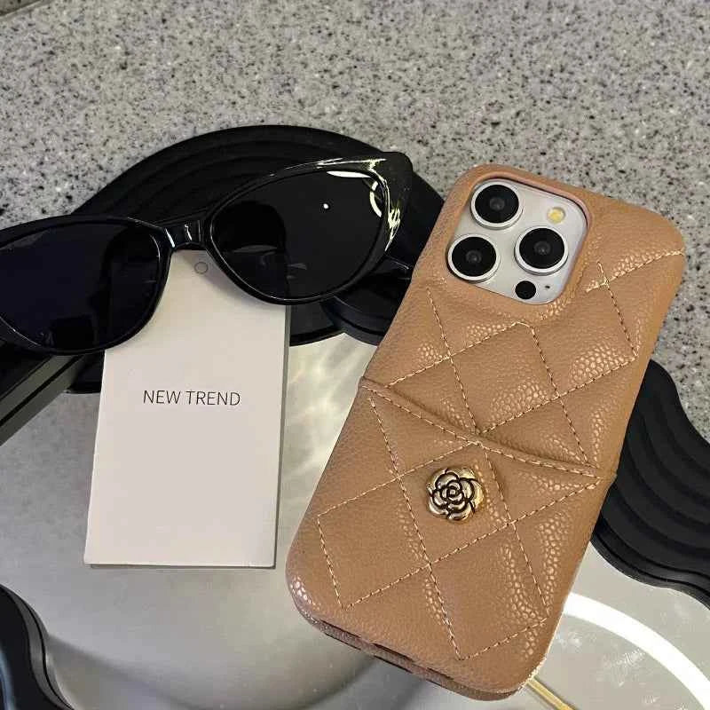 Luxury Leather Case Cover For iPhone