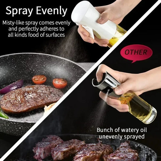 Oil Sprayer Dispenser Bottle Kitchen Oils Spray Camping Beach Dispenser Olive Oil Baking Vinegar Soy Sauce Spray - DFShop