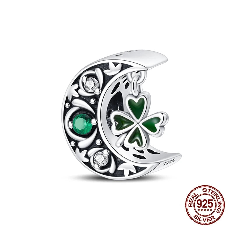 Silver Charms 3mm Original Bracelet Four Leaf Clover
