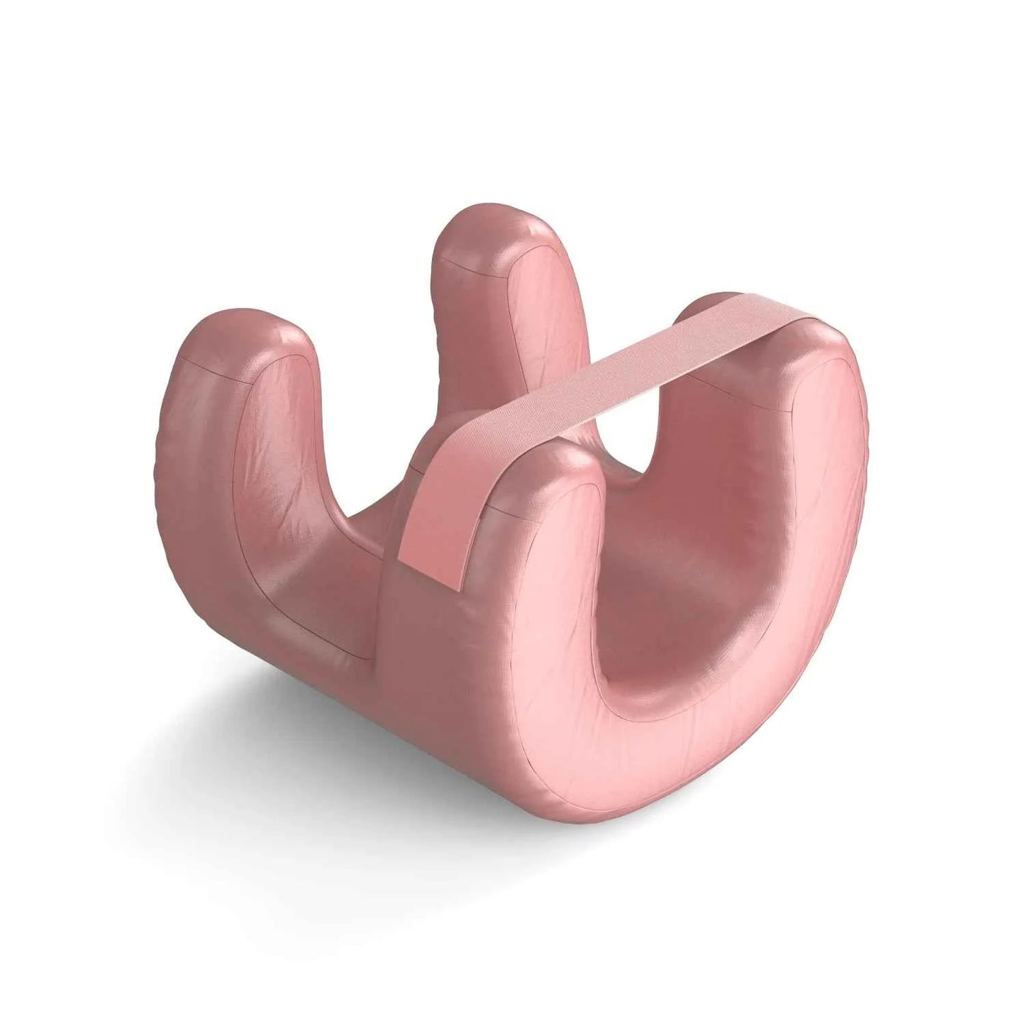 DFShop pink anti wrinkle sleep pillow designed to reduce facial wrinkles during sleep