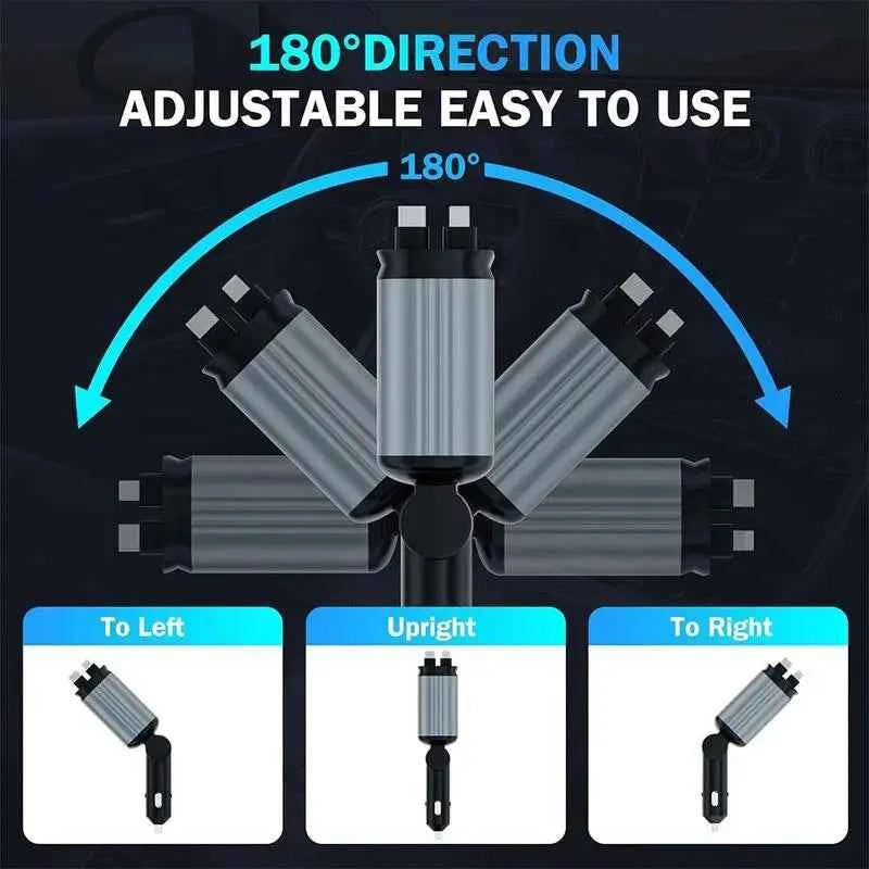 DFShop Car Charger with Spotlight for Trendy Lighting - DFShop