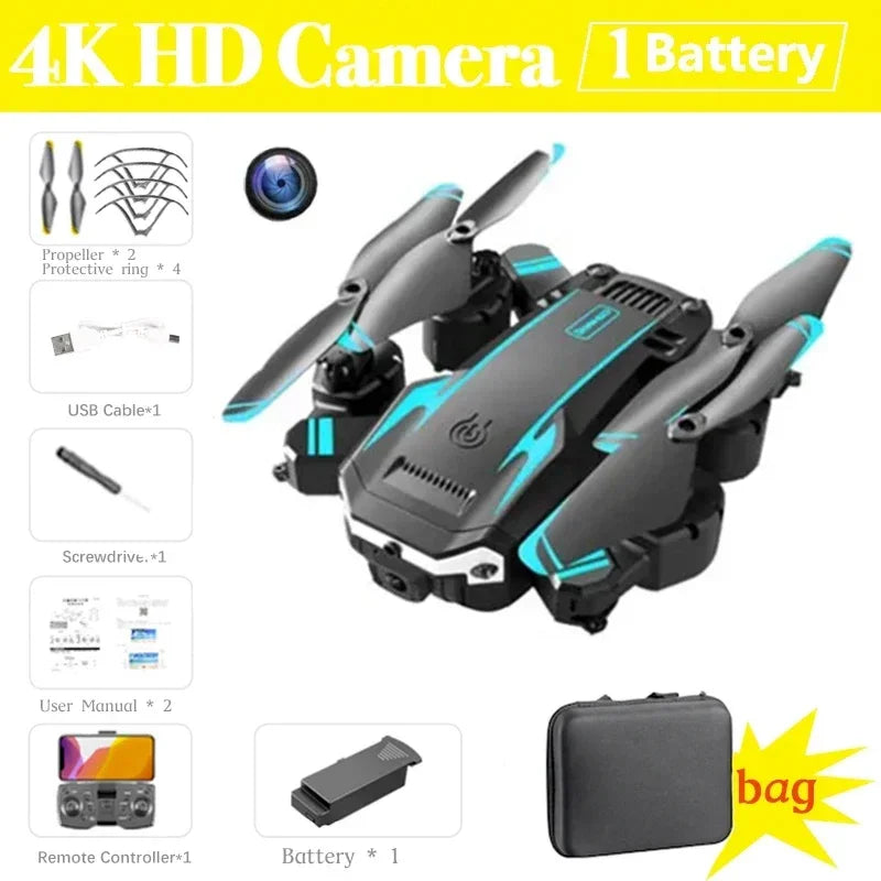 DFShop dual camera aerial photography drone with 4K HD camera and one battery included