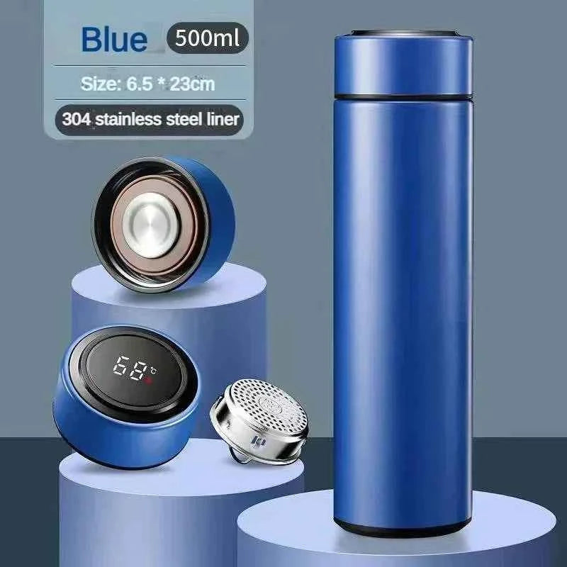 DFShop LED Display Thermos Bottle - Temperature Show - DFShop