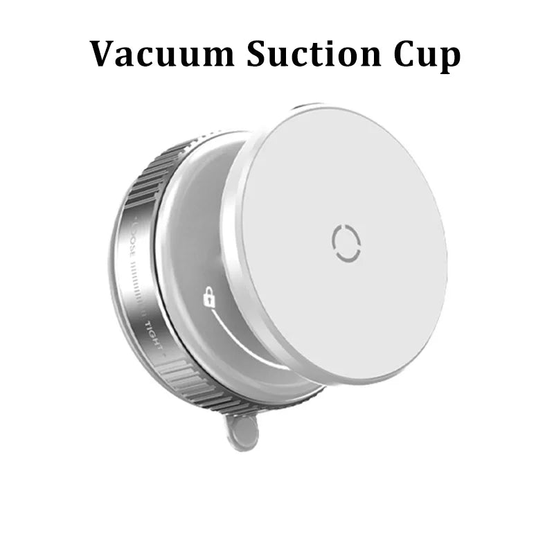 DFShop magnetic car phone holder with vacuum suction cup for secure mounting