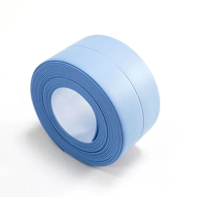 Blue waterproof wall seal strip roll designed for sealing and protecting walls from moisture