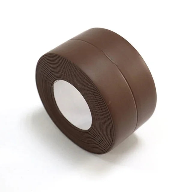Brown waterproof wall seal strip roll designed for sealing and protecting walls from moisture