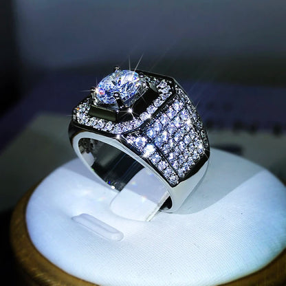 Crystal Zircon Ring