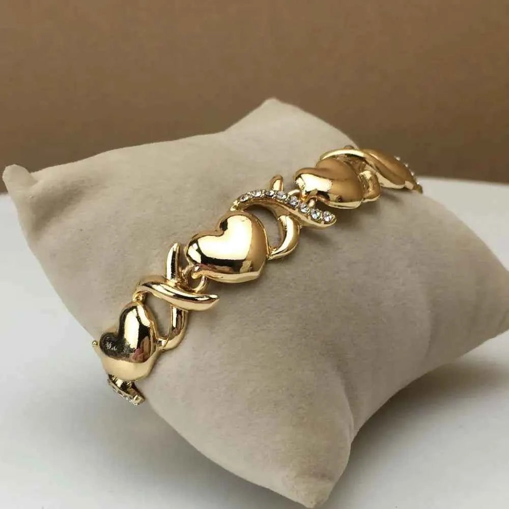 Classic Heart Jewelry Hugs and Kisses Jewelry XOXO Jewelry African Fashion Jewelry for Women FHK10242