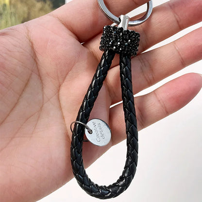 Craft Rhinestone Bear Tassels Keychain Cute Cartoon Resin Bag Charm Holder Fashionable Animal Themed Zinc Alloy Keychains - DFShop