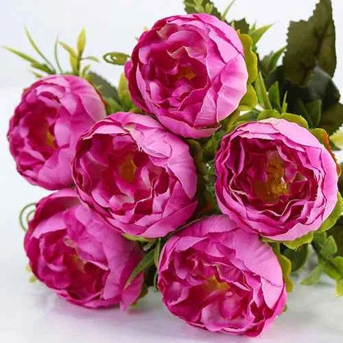 Big Silk Bouquet 6 Heads Artificial Flowers