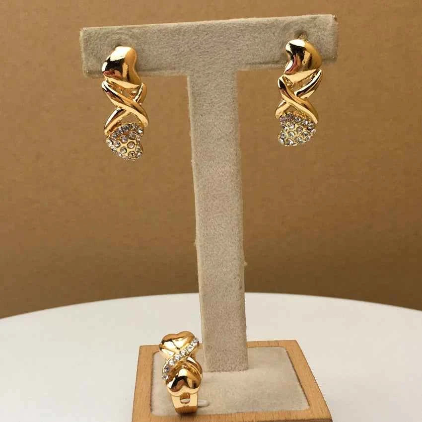 Classic Heart Jewelry Hugs and Kisses Jewelry XOXO Jewelry African Fashion Jewelry for Women FHK10242