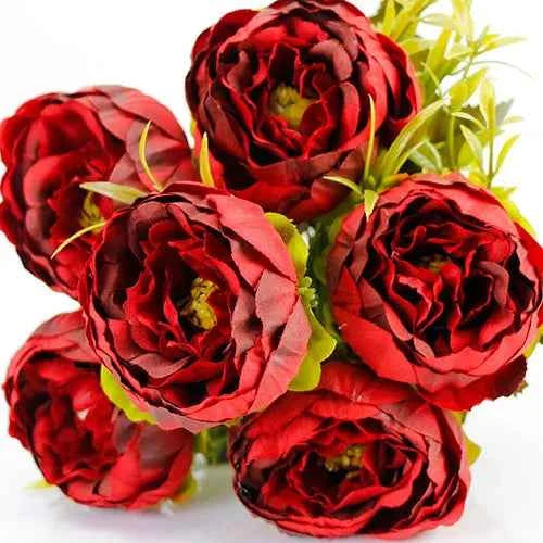 Big Silk Bouquet 6 Heads Artificial Flowers