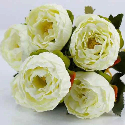 Big Silk Bouquet 6 Heads Artificial Flowers