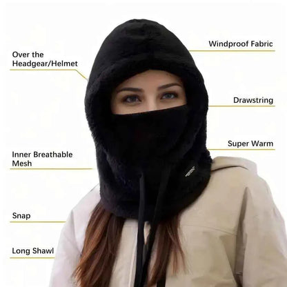Thermal Windproof Ski Hood Full Face Mask