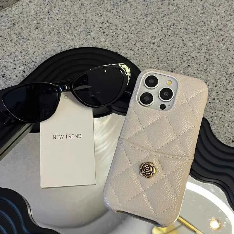 Luxury Leather Case Cover For iPhone