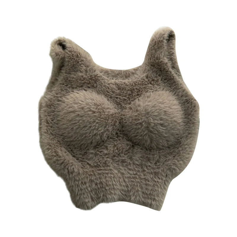 Plush Warm Wool Tank Tops