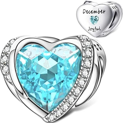 January to December Birthstone Talisman Fit Bead Suitable For Original Bracelet Women's Jewelry