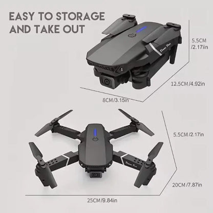 Drone Wide Angle HD 4K 1080P Camera Height Hold RC Foldable Quadcopter Helicopter
