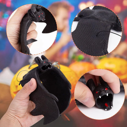 Halloween Black Simulation Bat Pendant for Halloween Home Decoration