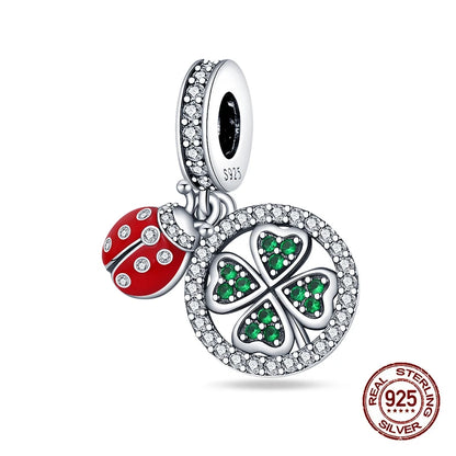 Silver Charms 3mm Original Bracelet Four Leaf Clover