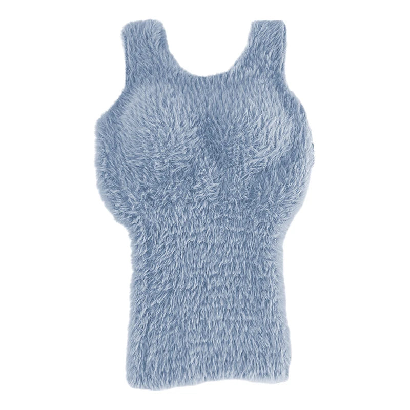 Plush Warm Wool Tank Tops