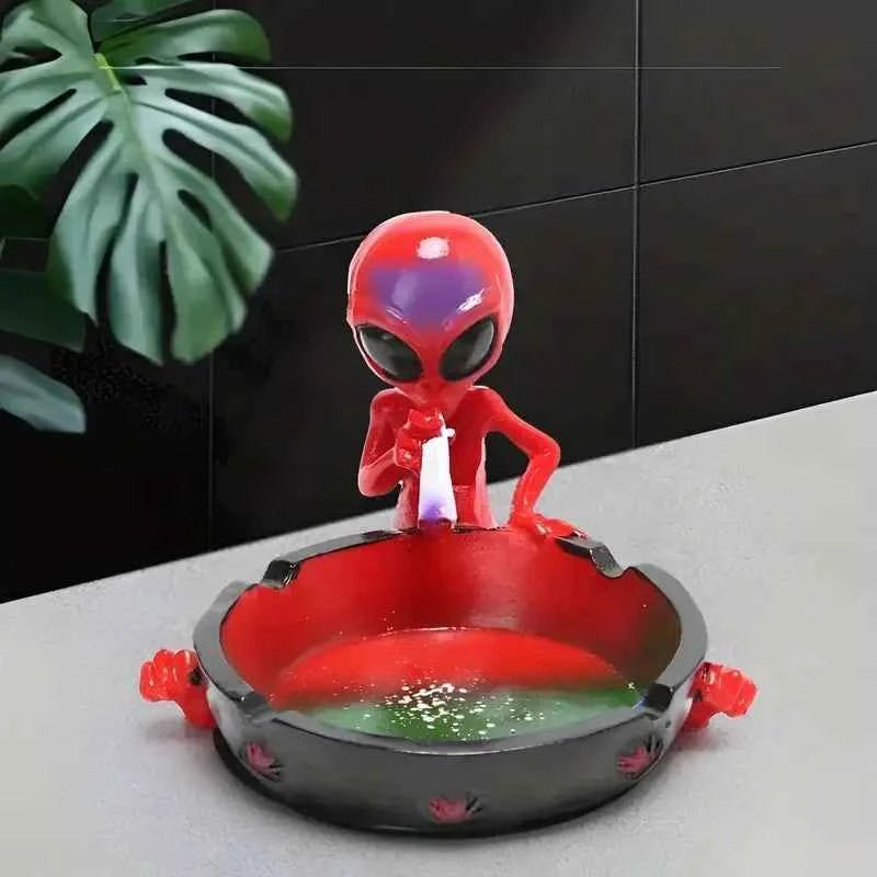 Alien Decoration Desktop Ashtray