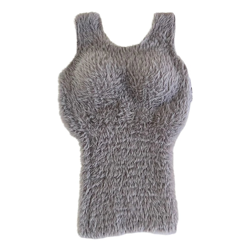 Plush Warm Wool Tank Tops