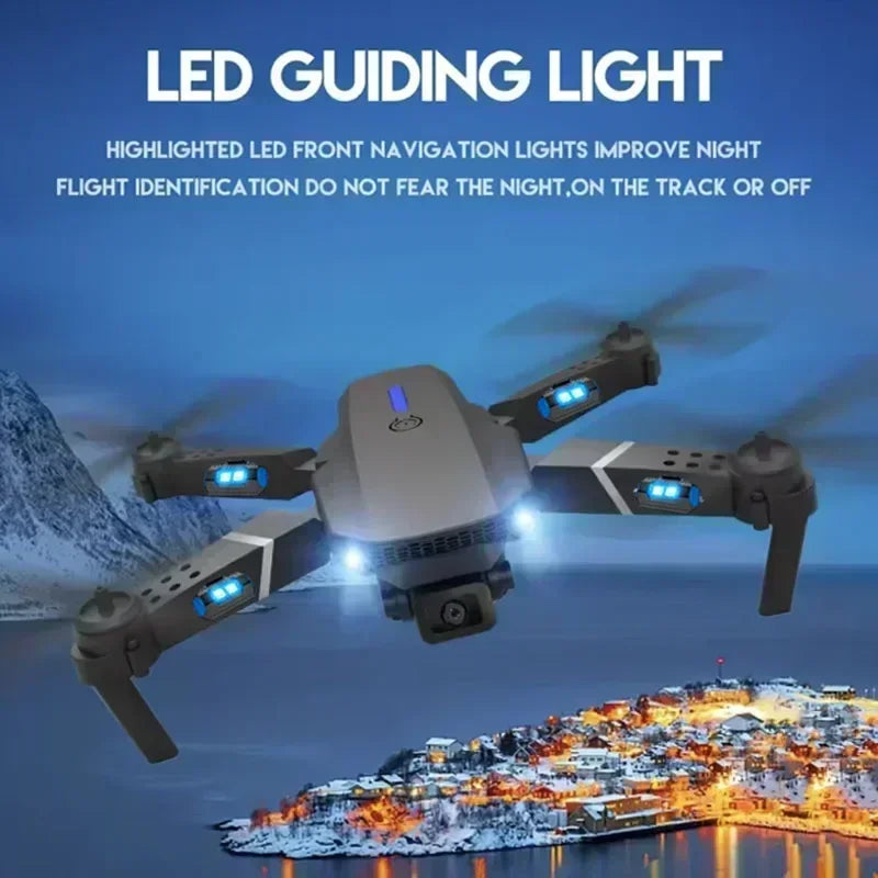 Drone Wide Angle HD 4K 1080P Camera Height Hold RC Foldable Quadcopter Helicopter