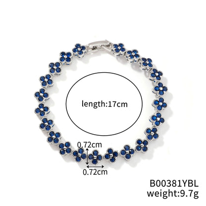 Crystal Flower Lucky Bracelet Women Personalized Bracelet