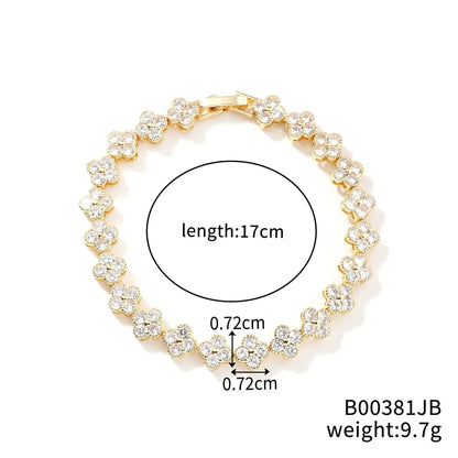 Crystal Flower Lucky Bracelet Women Personalized Bracelet