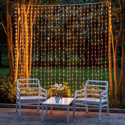 LED Curtain Garland 6x3M/3x3M USB Power Fairy Lights with Remote Control for Christmas New Year Window Decor Festoon Lighting
