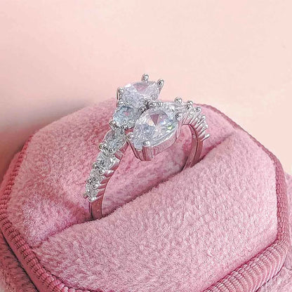 Gold Silver Adjustable Ring