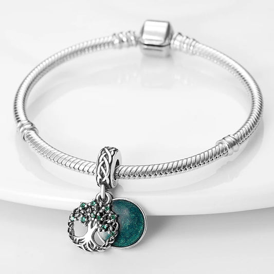 Silver Charms 3mm Original Bracelet Four Leaf Clover