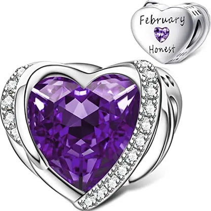 January to December Birthstone Talisman Fit Bead Suitable For Original Bracelet Women's Jewelry