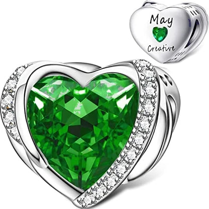 January to December Birthstone Talisman Fit Bead Suitable For Original Bracelet Women's Jewelry