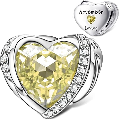January to December Birthstone Talisman Fit Bead Suitable For Original Bracelet Women's Jewelry