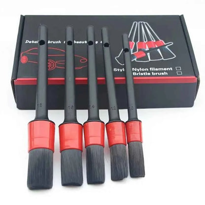 Car Detailing Brush Set - ABS Plastic Brushes for Car Cleaning Dashboard Air Outlet & Wheel Scrubbing
