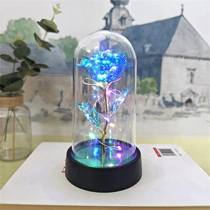 LED Galaxy Three Rose Artificial Flowers