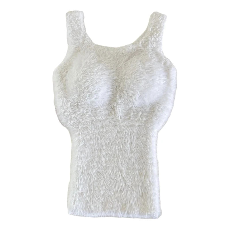 Plush Warm Wool Tank Tops