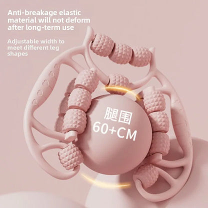 Newest 28 Wheel Annular Leg Clamp Anti-cellulite Massager Body Slimming Roller