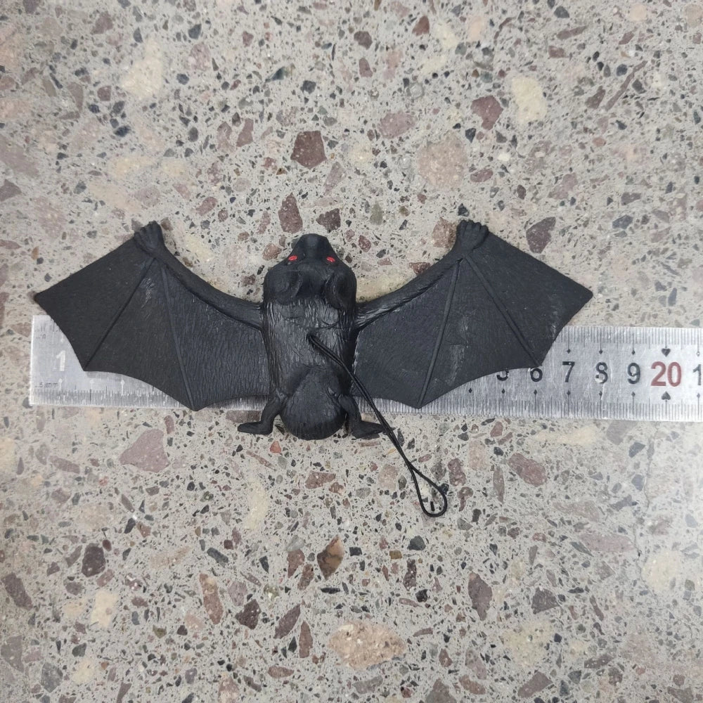 Halloween Black Simulation Bat Pendant for Halloween Home Decoration