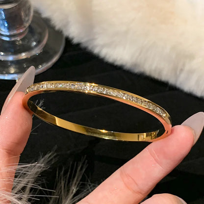 Titanium Steel Gold Silver Color Bracelet