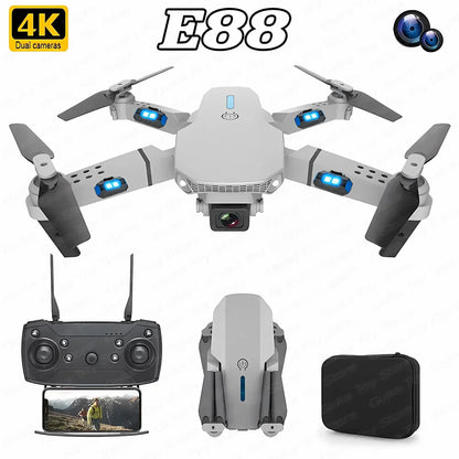 Drone Wide Angle HD 4K 1080P Camera Height Hold RC Foldable Quadcopter Helicopter