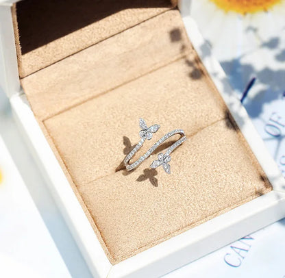 Fashion Double Butterfly Ring For Women