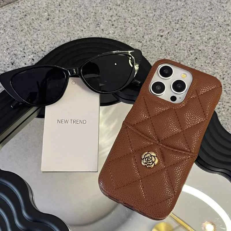 Luxury Leather Case Cover For iPhone