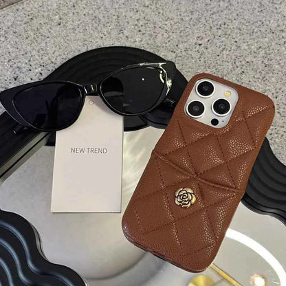 Luxury Leather Case Cover For iPhone