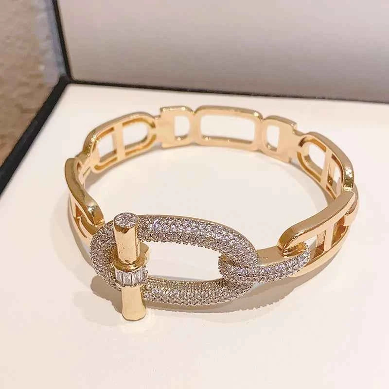 18 k gold plated bracelet