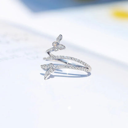 Fashion Double Butterfly Ring For Women